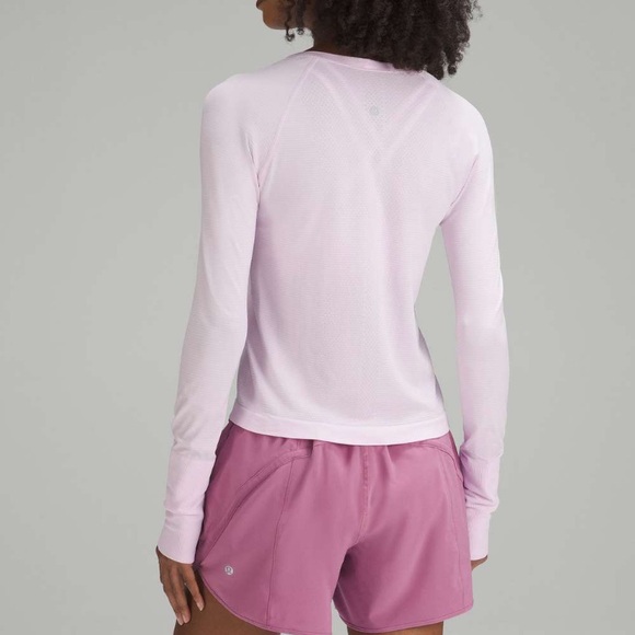 NWT Lululemon Swiftly Tech Long-Sleeve Shirt 2.0 *Race Length Meadowsweet Pink - Picture 12 of 12